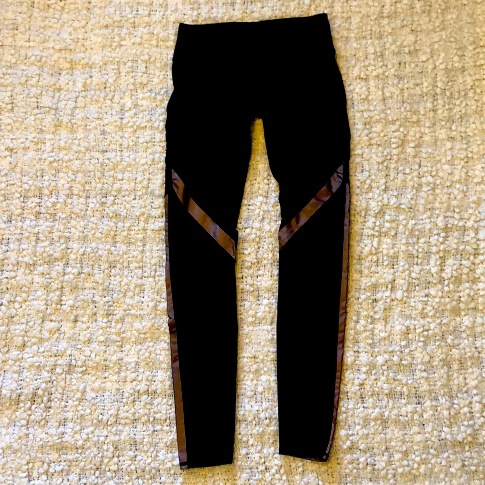 Metallic and Mesh Fabeltics Leggings